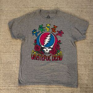 Grateful Dead Ripple Junction Men's M Tshirt Steal Your Face Band Dancing Bears